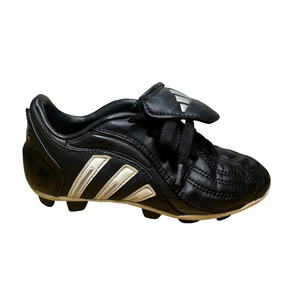 Adidas Bracara‎ Traxion Soccer Cleats Kids Youth 12K Black GUC